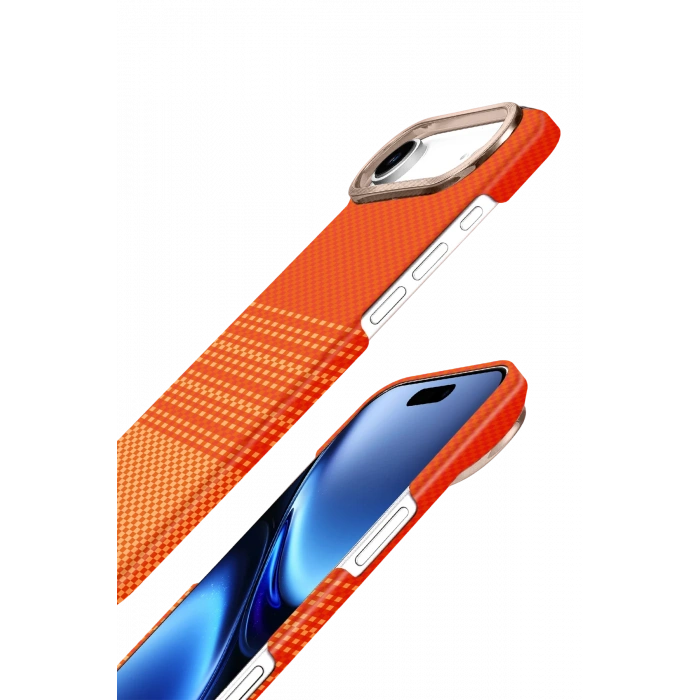 HarmonyAura Apple iPhone 17 Air Vega Magsafe Kapak - Sarı