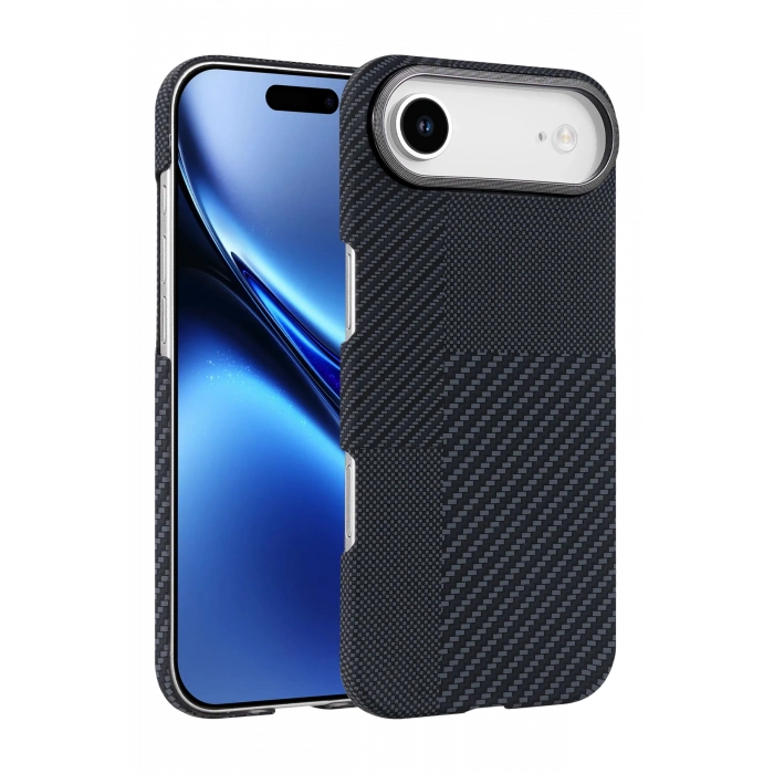 HarmonyAura Apple iPhone 17 Air Vega Magsafe Kapak - Siyah