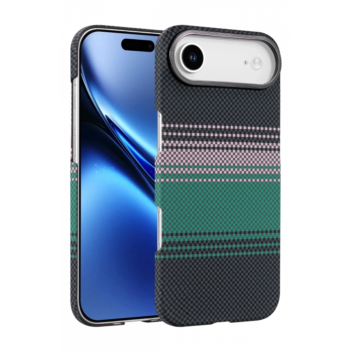 HarmonyAura Apple iPhone 17 Air Vega Magsafe Kapak - Yeşil