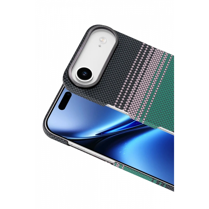 HarmonyAura Apple iPhone 17 Air Vega Magsafe Kapak - Yeşil