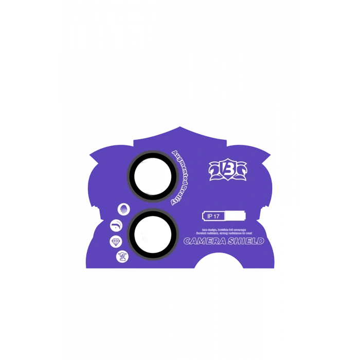 HarmonyAura Apple iPhone 17 Bilvis Titan Kamera Lens - Siyah