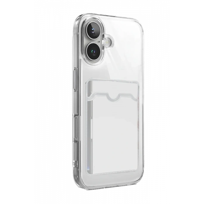 HarmonyAura Apple iPhone 17 Kart Şeffaf Silikon - Şeffaf