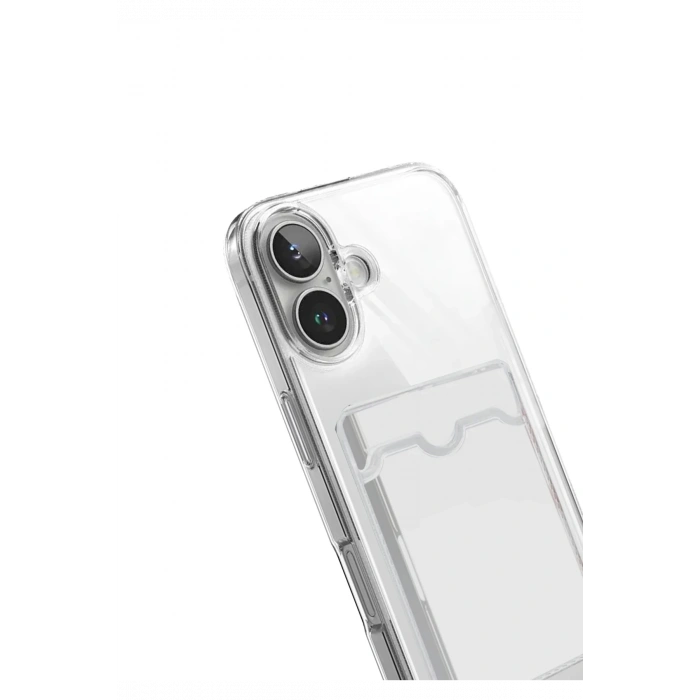 HarmonyAura Apple iPhone 17 Kart Şeffaf Silikon - Şeffaf