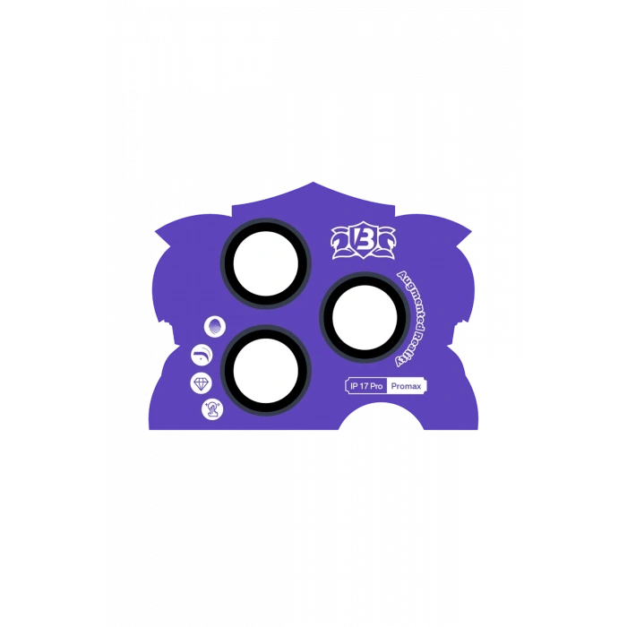 HarmonyAura Apple iPhone 17 Pro Max Bilvis Titan Kamera Lens - Lacivert