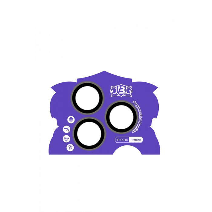 HarmonyAura Apple iPhone 17 Pro Max Bilvis Titan Kamera Lens - Natural Grey