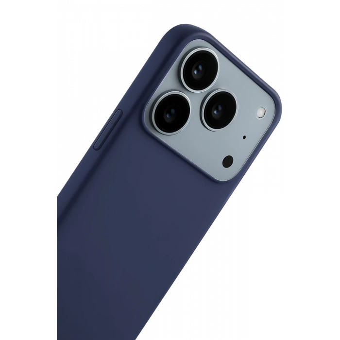 HarmonyAura Apple iPhone 17 Pro Max First Silikon - Lacivert