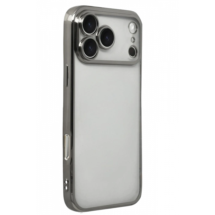 HarmonyAura Apple iPhone 17 Pro Max Razer Lensli Silikon - Titan Gri