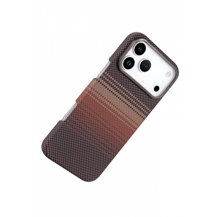 HarmonyAura Apple iPhone 17 Pro Max Vega Magsafe Kapak - Çöl Titanyum