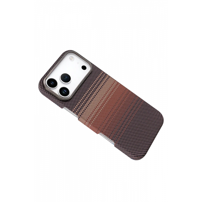 HarmonyAura Apple iPhone 17 Pro Max Vega Magsafe Kapak - Çöl Titanyum