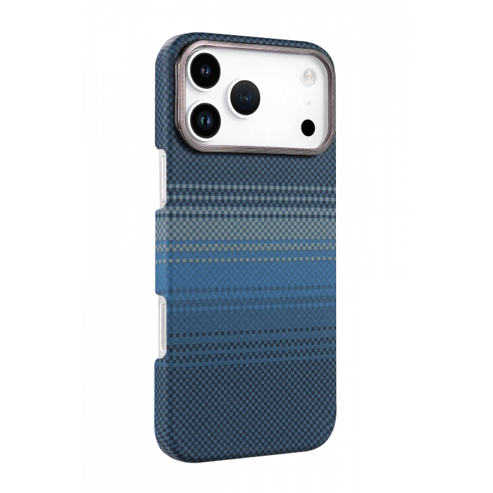 HarmonyAura Apple iPhone 17 Pro Max Vega Magsafe Kapak - Mavi