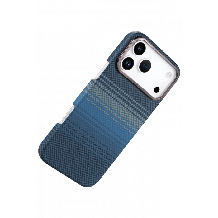 HarmonyAura Apple iPhone 17 Pro Max Vega Magsafe Kapak - Mavi