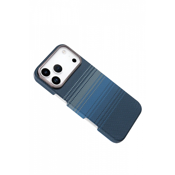 HarmonyAura Apple iPhone 17 Pro Max Vega Magsafe Kapak - Mavi