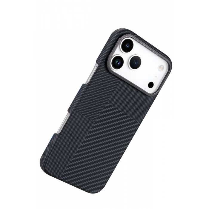 HarmonyAura Apple iPhone 17 Pro Max Vega Magsafe Kapak - Siyah