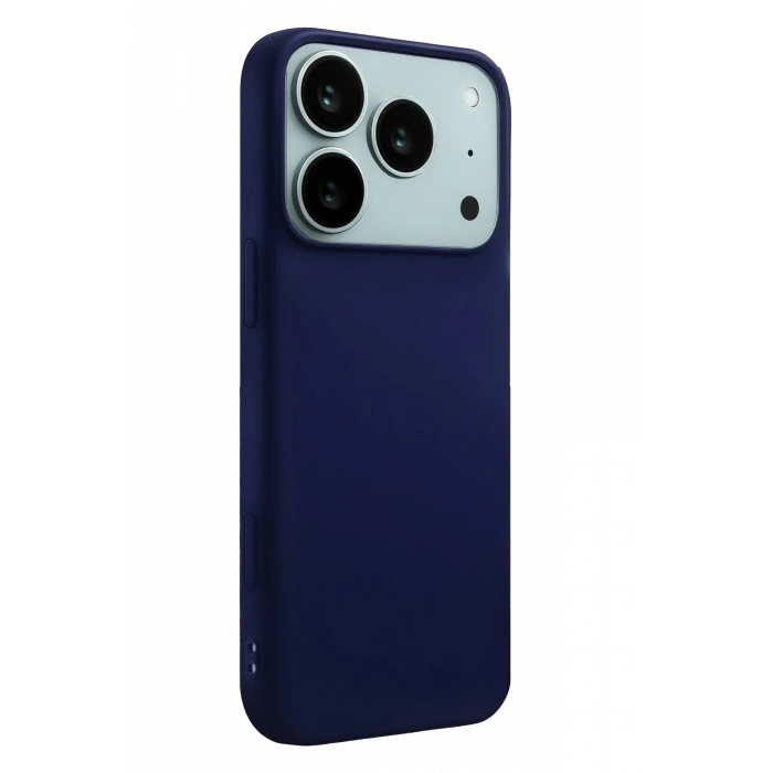 HarmonyAura Apple iPhone 17 Pro Nano içi Kadife Silikon - Lacivert