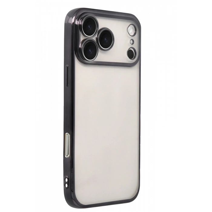 HarmonyAura Apple iPhone 17 Pro Razer Lensli Silikon - Siyah