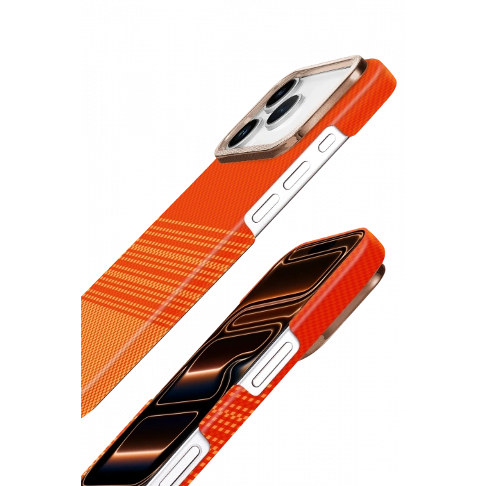 HarmonyAura Apple iPhone 17 Pro Vega Magsafe Kapak - Sarı