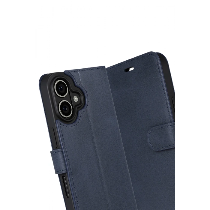 HarmonyAura Apple iPhone 17 Trend S Plus Kapaklı Kılıf - Lacivert