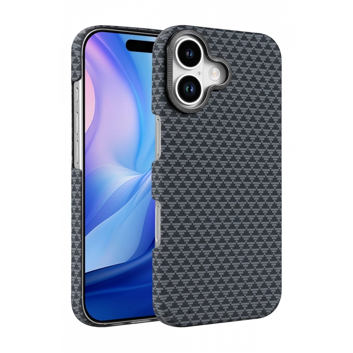 HarmonyAura Apple iPhone 17 Vega Magsafe Kapak - Gri