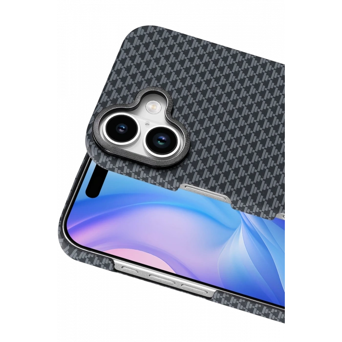 HarmonyAura Apple iPhone 17 Vega Magsafe Kapak - Gri