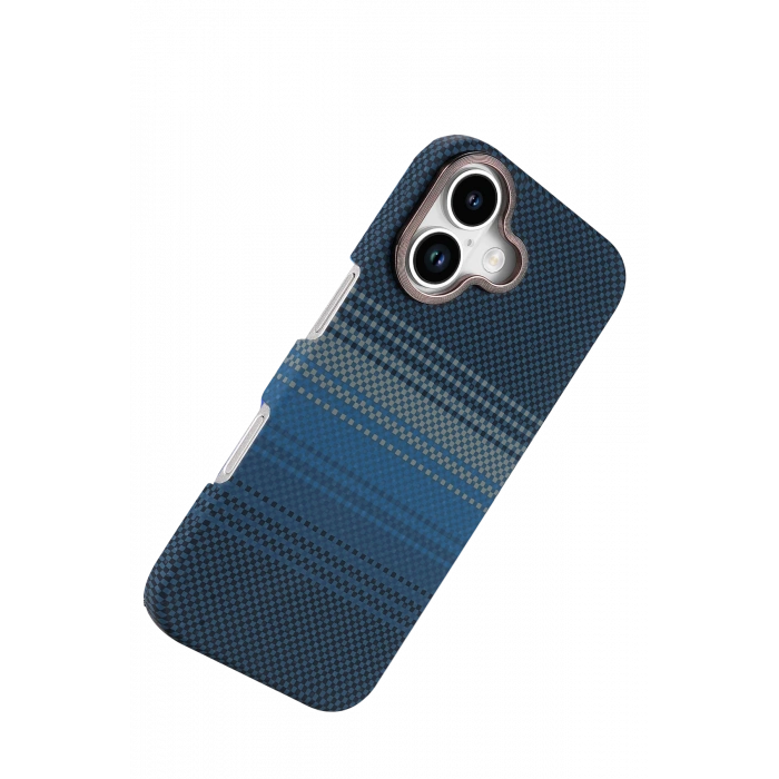 HarmonyAura Apple iPhone 17 Vega Magsafe Kapak - Mavi