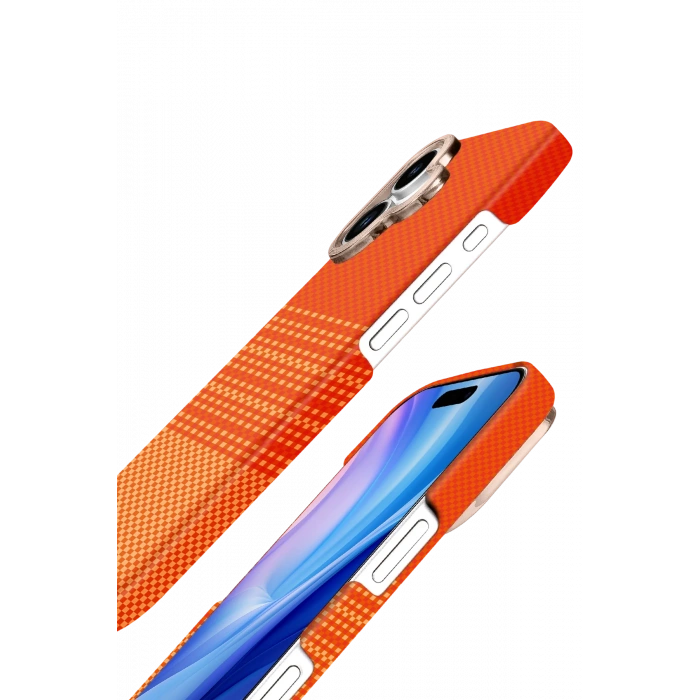 HarmonyAura Apple iPhone 17 Vega Magsafe Kapak - Sarı