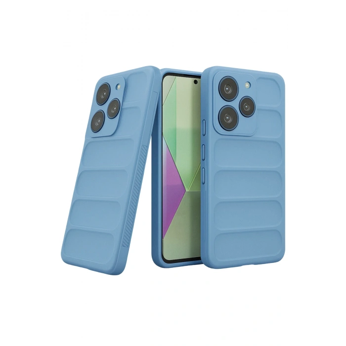 HarmonyAura General Mobile Era 50 Kılıf Optimum Silikon - Mavi