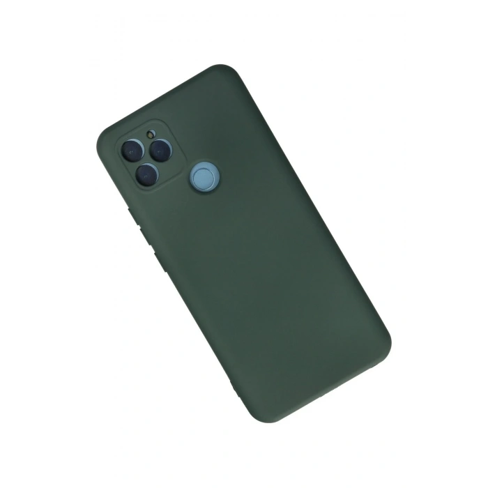 HarmonyAura  General Mobile Gm 21 Kılıf Nano Içi Kadife Silikon - Koyu Yeşil