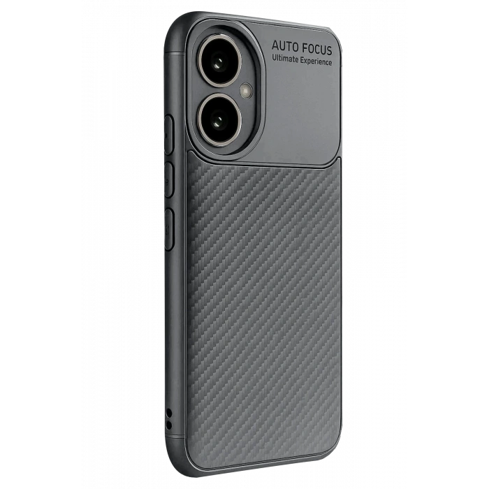 HarmonyAura Honor 400 Kılıf Auto Focus Karbon Kapak - Gri