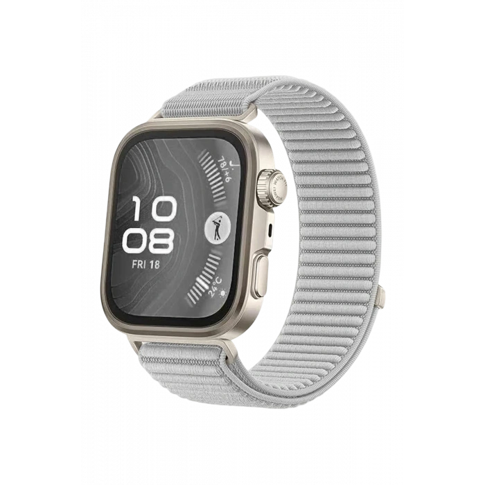 HarmonyAura Huawei Fit 4 Braid Kordon - Gri