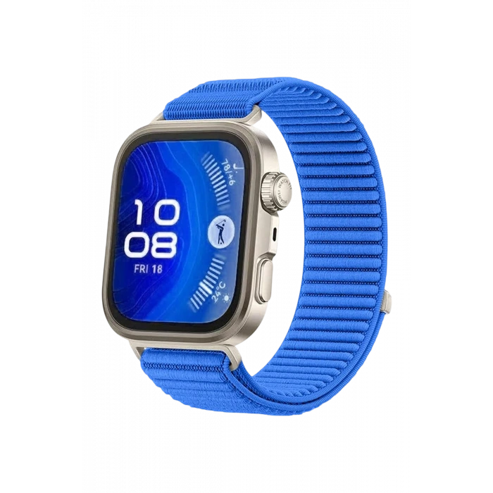 HarmonyAura Huawei Fit 4 Braid Kordon - Mavi