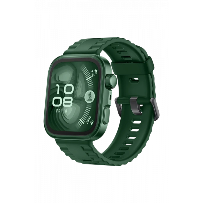 HarmonyAura Huawei Fit 4 Nova Silikon Kordon - Koyu Yeşil