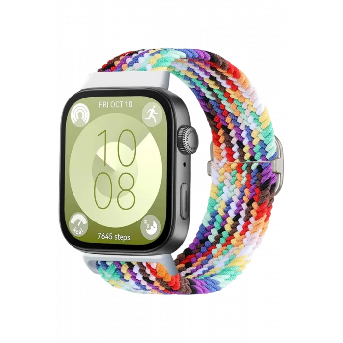 HarmonyAura Huawei Fit 4 Star Kordon - Gökkuşağı 2