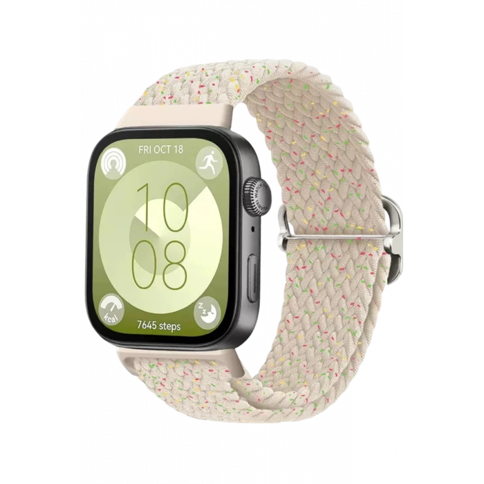 HarmonyAura Huawei Fit 4 Star Kordon - Gri-Turuncu