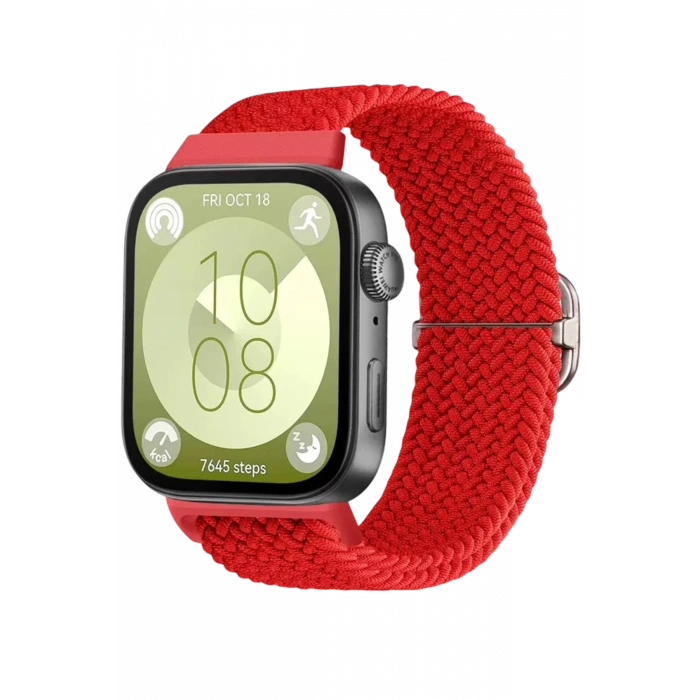 HarmonyAura Huawei Fit 4 Star Kordon - Kırmızı