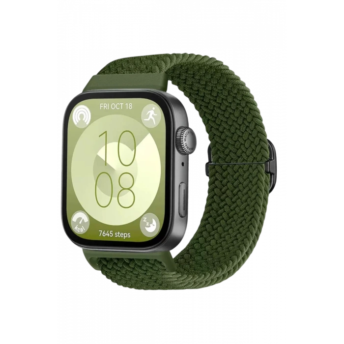 HarmonyAura Huawei Fit 4 Star Kordon - Koyu Yeşil