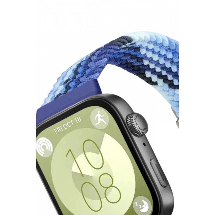 HarmonyAura Huawei Fit 4 Star Kordon - Lacivert-Mavi