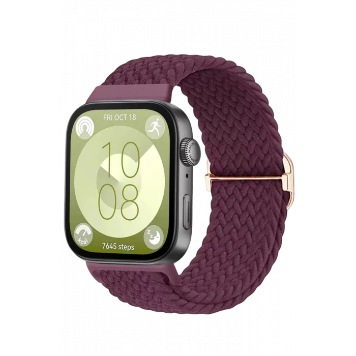 HarmonyAura Huawei Fit 4 Star Kordon - Mürdüm