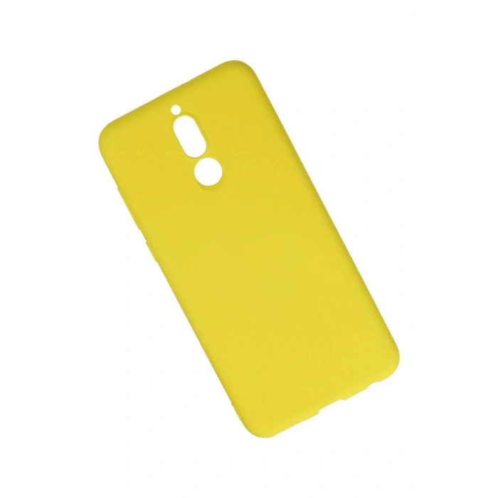 HarmonyAura  Huawei Mate 10 Lite Kılıf Nano Içi Kadife Silikon - Sarı