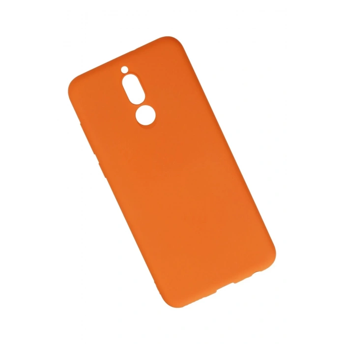 HarmonyAura  Huawei Mate 10 Lite Kılıf Nano Içi Kadife Silikon - Turuncu