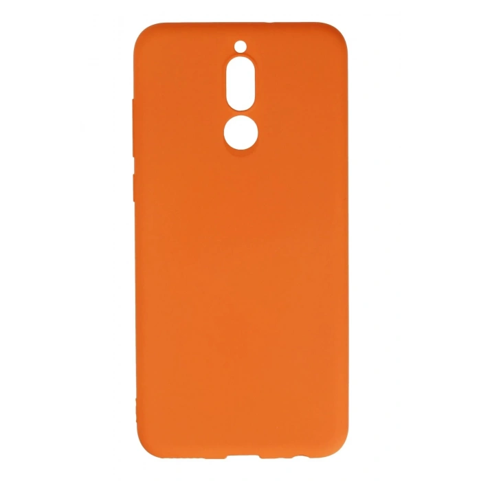 HarmonyAura  Huawei Mate 10 Lite Kılıf Nano Içi Kadife Silikon - Turuncu