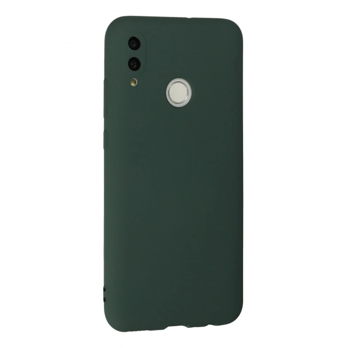 HarmonyAura  Huawei P Smart 2019 Kılıf Nano Içi Kadife Silikon - Koyu Yeşil