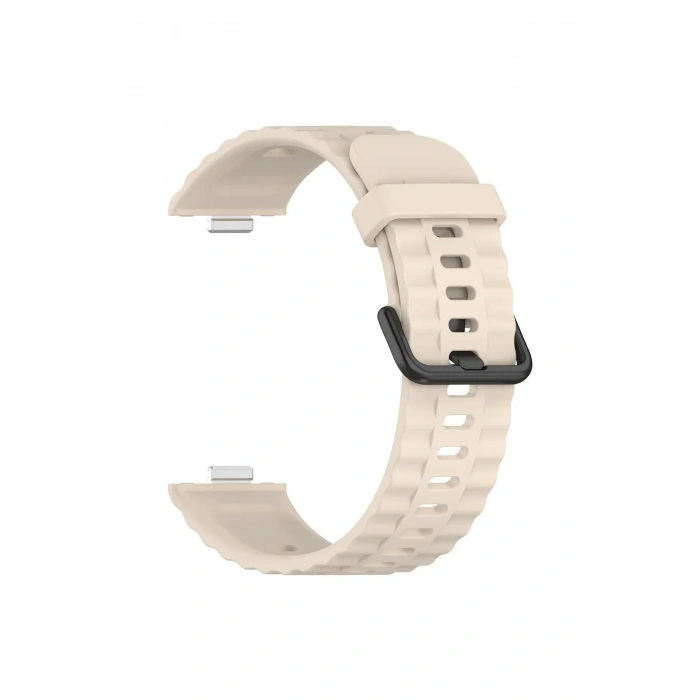 HarmonyAura Huawei Watch Fit 3 Klasik Kordon - Bej