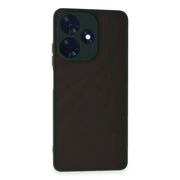 HarmonyAura  İnfinix Hot 30 4g Kılıf Montreal Silikon Kapak - Yeşil