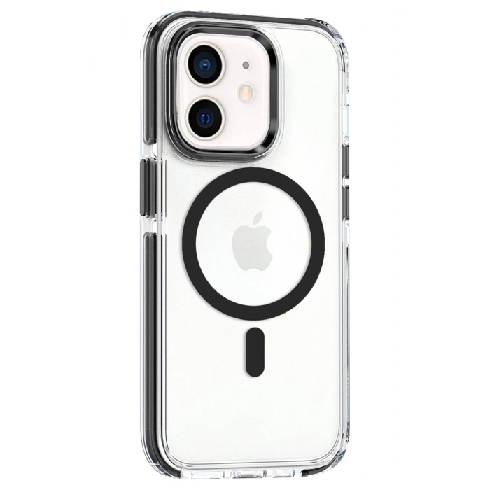 HarmonyAura iPhone 11 Bella Magsafe Kapak - Siyah