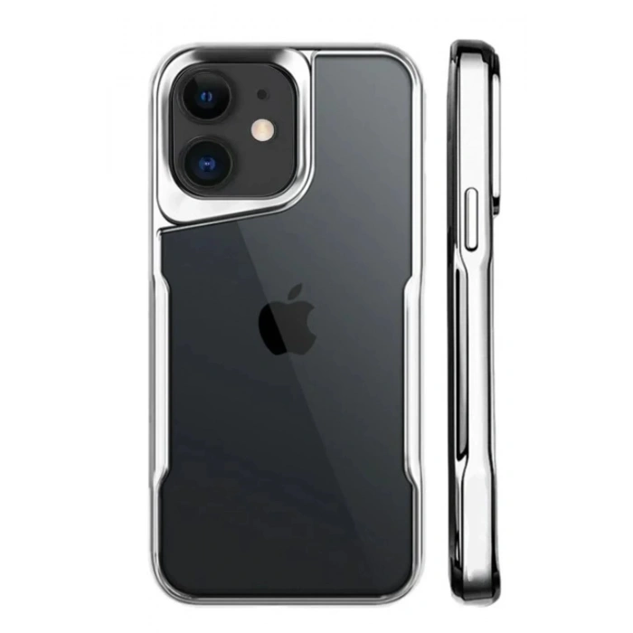 HarmonyAura  Iphone 11 Kılıf Boyi Silikon Kapak - Gümüş