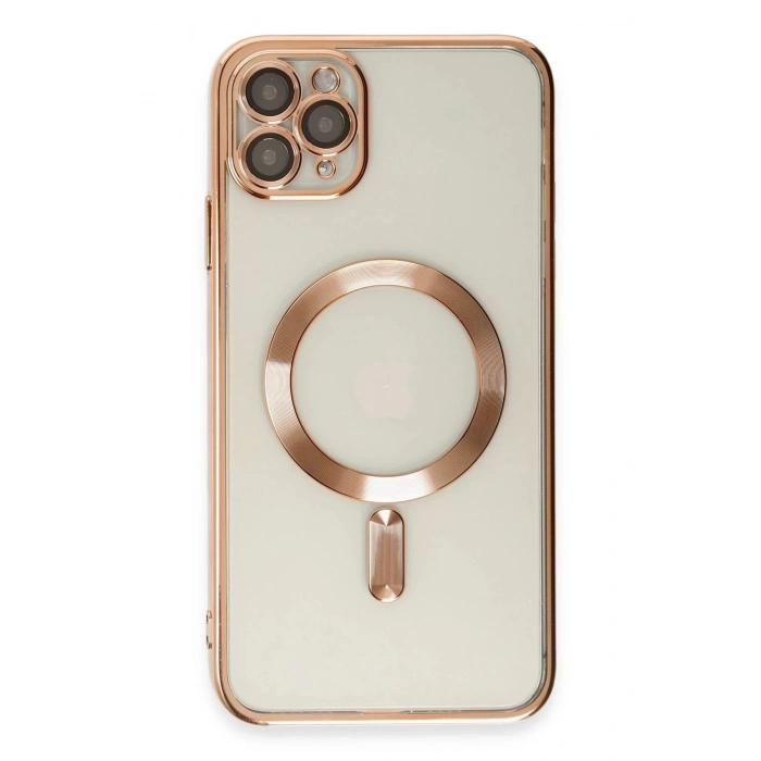 HarmonyAura  Iphone 11 Pro Kılıf Kross Magneticsafe Kapak - Rose
