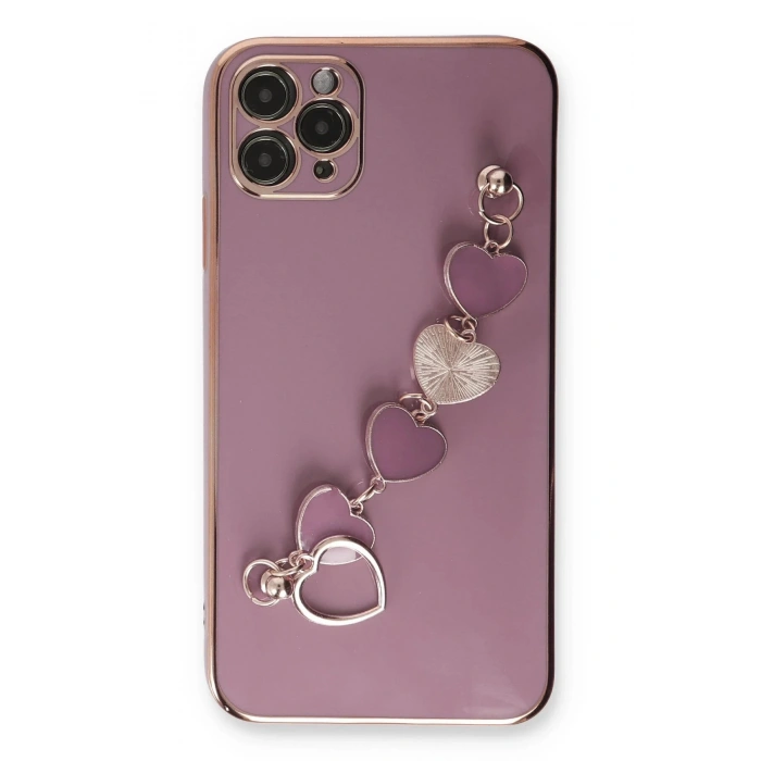 HarmonyAura  Iphone 11 Pro Max Kılıf Esila Silikon - Mor