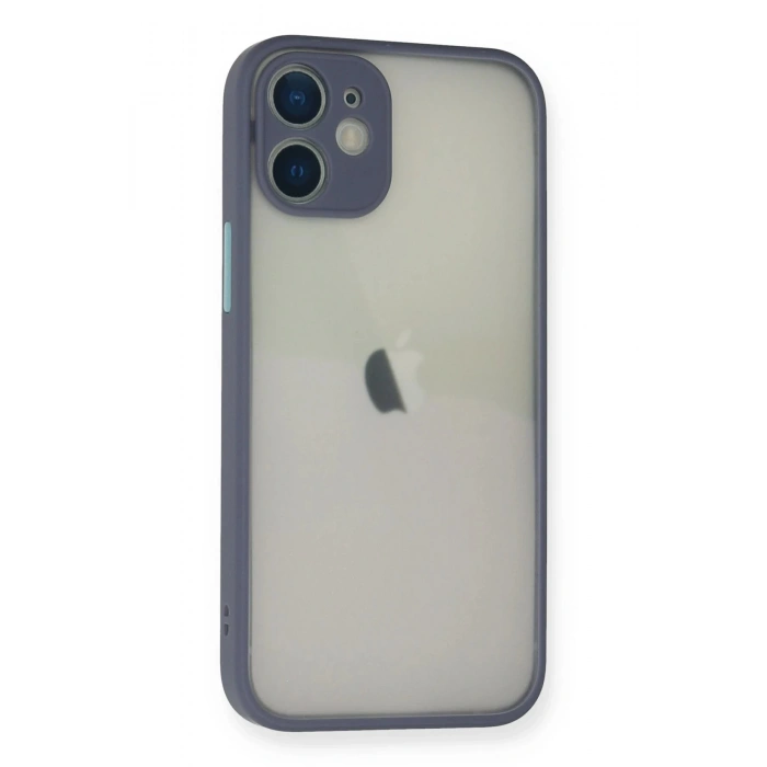 HarmonyAura  Iphone 11 Pro Max Kılıf Montreal Silikon Kapak - Gri