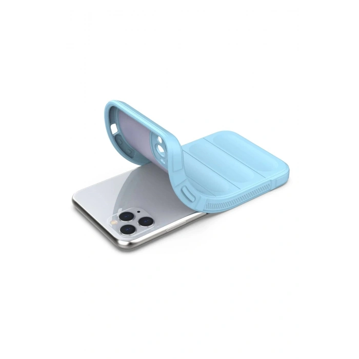 HarmonyAura  Iphone 11 Pro Max Kılıf Optimum Silikon - Sky Blue