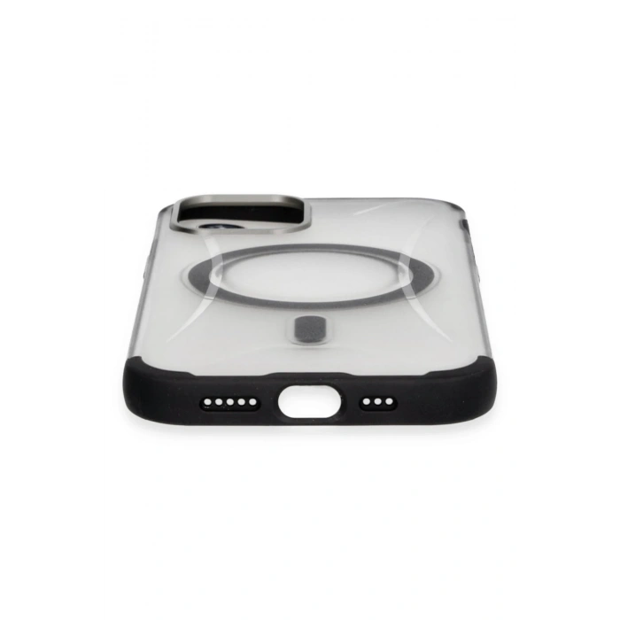 HarmonyAura iPhone 12 Hilton Magsafe Kapak - Siyah